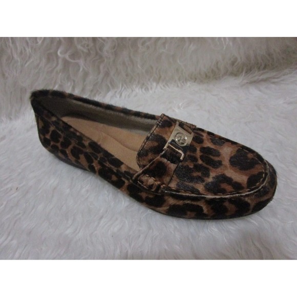 NEW in Box GIANI BERNINI Dailyn loafer leapord print Sz 5 - Memory Foam - Picture 10 of 12